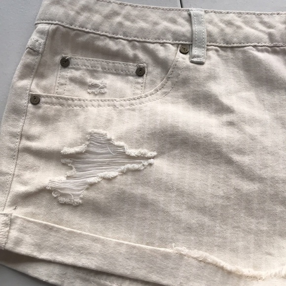 Nwt O’Neill Owen bleach stripe wash denim shorts size 11 - Picture 2 of 10